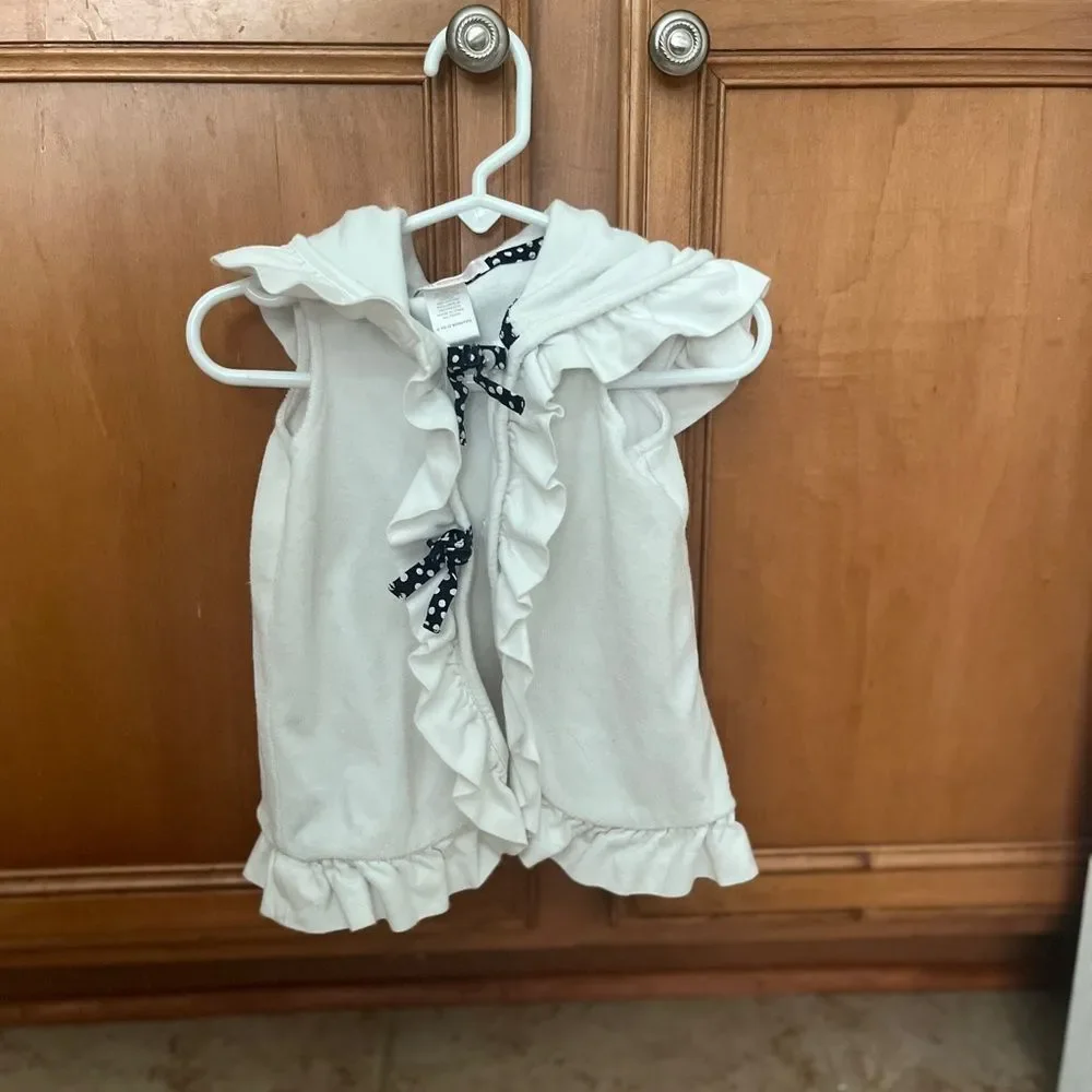 Janie and Jack, White Terry Swim Coverup, Size 6-12 Months